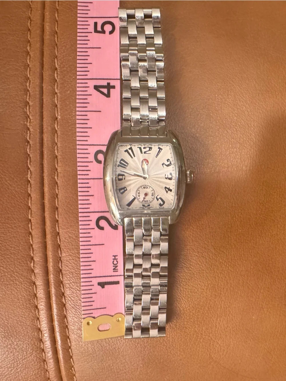 Michele Urban Mini Stainless Steel Silver Women’s Bracelet Watch